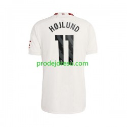 Manchester United Dresy Fotbal Rasmus Hojlund 11 Muž Alternativní 2023-2024 Krátký rukáv