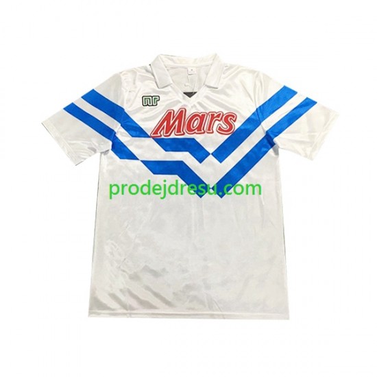 SSC Neapol Dresy Fotbal 1989 1990 Retro Muž Venkovní Krátký rukáv