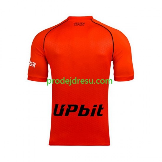 SSC Neapol Dresy Fotbal Brankářské Muž Domácí 2023-2024 Krátký rukáv