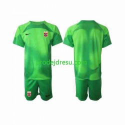 Norsko Dresy Fotbal Brankářské Dětský Domácí 2022 Krátký rukáv