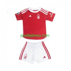 Nottingham Forest Dresy Fotbal Dětský Domácí 2023-2024 Krátký rukáv
