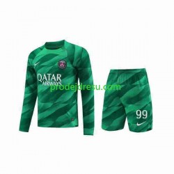 Paris Saint-Germain Dresy Fotbal Donnarumma 99 Brankářské Dětský Domácí 2023-2024 Dlouhý rukáv