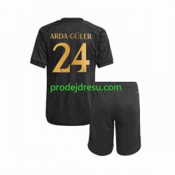 Real Madrid Dresy Fotbal Arda Guler 24 Dětský Alternativní 2023-2024 Krátký rukáv