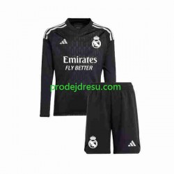 Real Madrid Dresy Fotbal Brankářské Dětský Venkovní 2023-2024 Dlouhý rukáv