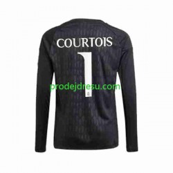 Real Madrid Dresy Fotbal Thibaut Courtois 1 Brankářské Muž Venkovní 2023-2024 Dlouhý rukáv