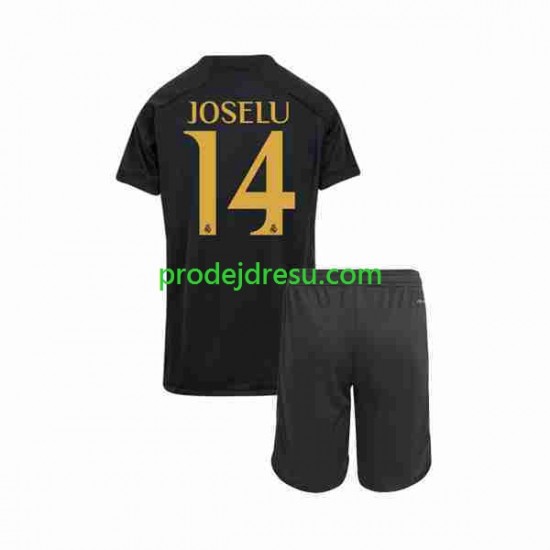 Real Madrid Dresy Fotbal Joselu 14 Dětský Alternativní 2023-2024 Krátký rukáv