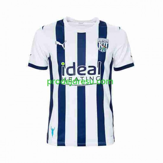 West Bromwich Albion Dresy Fotbal Muž Domácí 2023-2024 Krátký rukáv