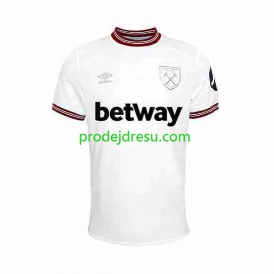 West Ham United Dresy Fotbal Muž Venkovní 2023-2024 Krátký rukáv