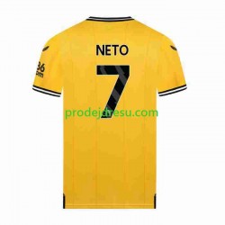 Wolverhampton Wanderers Dresy Fotbal NETO 7 Muž Domácí 2023-2024 Krátký rukáv
