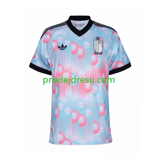 Belgie Dresy Fotbal Muž Venkovní World Cup 2026 Krátký rukáv