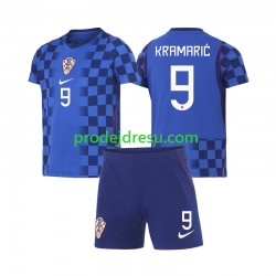 Chorvatsko Dresy Fotbal Andrej Kramaric 9 Dětský Venkovní World Cup 2026 Krátký rukáv
