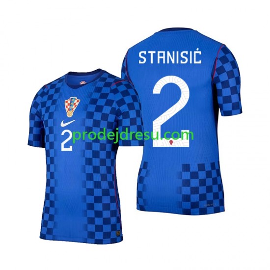 Chorvatsko Dresy Fotbal Josip Stanisic 2 Muž Venkovní World Cup 2026 Krátký rukáv