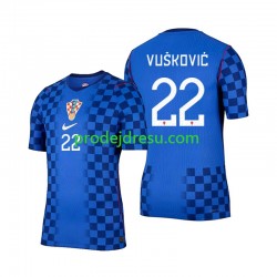 Chorvatsko Dresy Fotbal Luka Vuskovic 22 Muž Venkovní World Cup 2026 Krátký rukáv