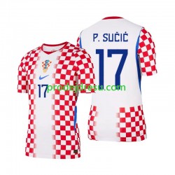 Chorvatsko Dresy Fotbal Petar Sucic 17 Muž Domácí World Cup 2026 Krátký rukáv