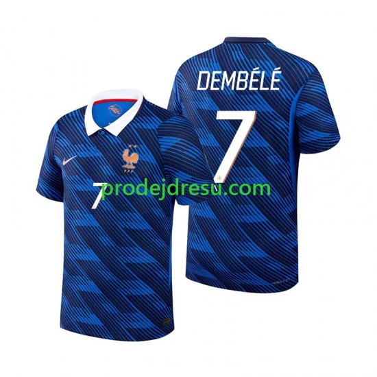 Francie Dresy Fotbal Ousmane Dembele 7 Muž Domácí World Cup 2026 Krátký rukáv