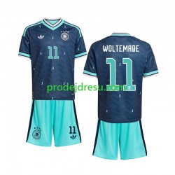 Německo Dresy Fotbal Nick Woltemade 11 Dětský Venkovní World Cup 2026 Krátký rukáv