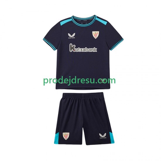 Athletic Bilbao Dresy Fotbal Dětský Venkovní 2025-2026 Krátký rukáv