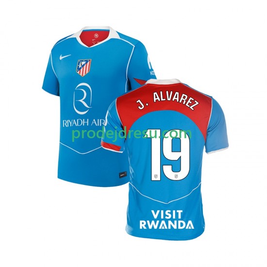 Atlético Madrid Dresy Fotbal Julian Alvarez 19 Muž Alternativní 2025-2026 Krátký rukáv