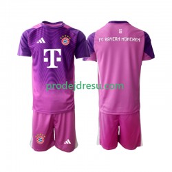 FC Bayern Mnichov Dresy Fotbal Brankářské Dětský Čtvrtý 2025-2026 Krátký rukáv