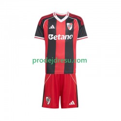 CA River Plate Dresy Fotbal Dětský Venkovní 2025-2026 Krátký rukáv