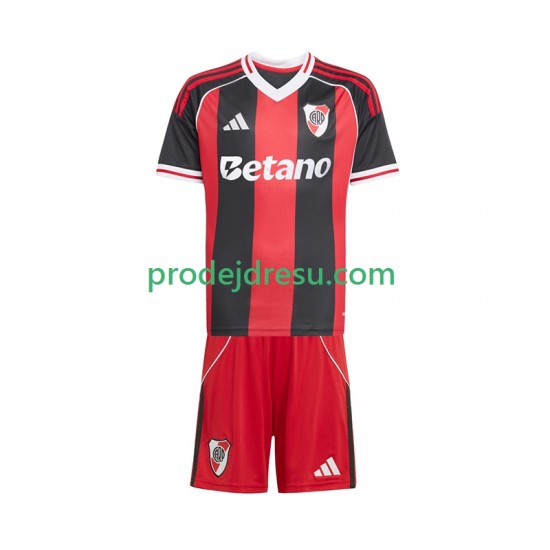 CA River Plate Dresy Fotbal Dětský Venkovní 2025-2026 Krátký rukáv