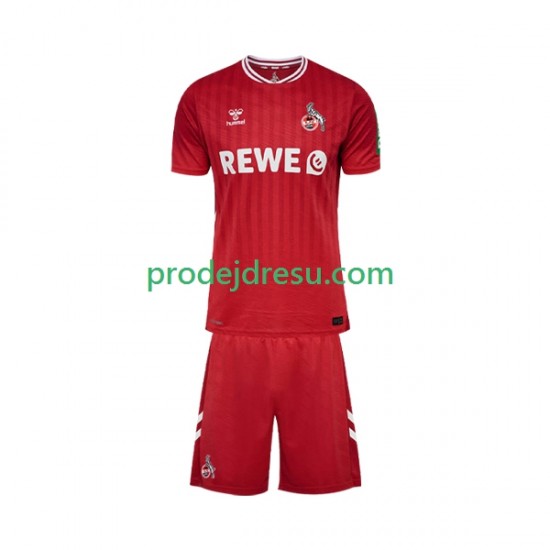 FC Köln Dresy Fotbal Dětský Venkovní 2025-2026 Krátký rukáv