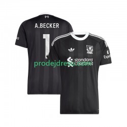 Liverpool Dresy Fotbal Alisson Becker 1 Brankářské Muž Čtvrtý 2025-2026 Krátký rukáv