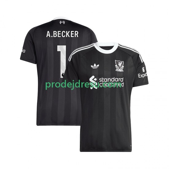 Liverpool Dresy Fotbal Alisson Becker 1 Brankářské Muž Čtvrtý 2025-2026 Krátký rukáv