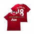 Manchester United Dresy Fotbal SCHOLES 18 Retro Muž Domácí 2011 2010 Krátký rukáv