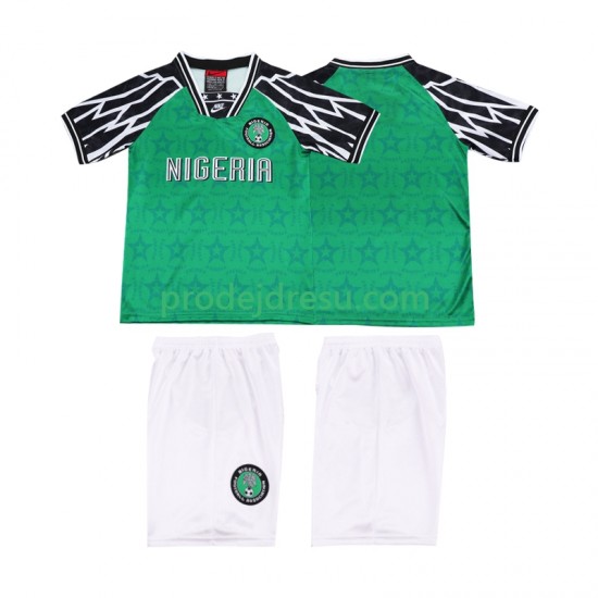 Nigérie Dresy Fotbal 1995 Retro Dětský Domácí Krátký rukáv