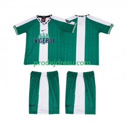 Nigérie Dresy Fotbal 1996 Retro Dětský Domácí Krátký rukáv