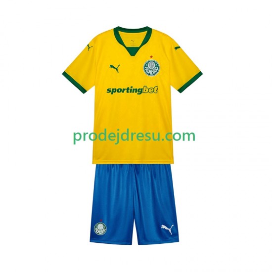 Palmeiras Dresy Fotbal Dětský Alternativní 2025-2026 Krátký rukáv