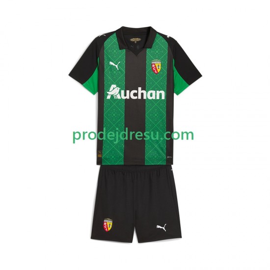 RC Lens Dresy Fotbal Dětský Venkovní 2025-2026 Krátký rukáv