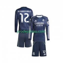 Real Madrid Dresy Fotbal Trent Alexander-Arnold 12 Dětský Venkovní 2025-2026 Dlouhý rukáv