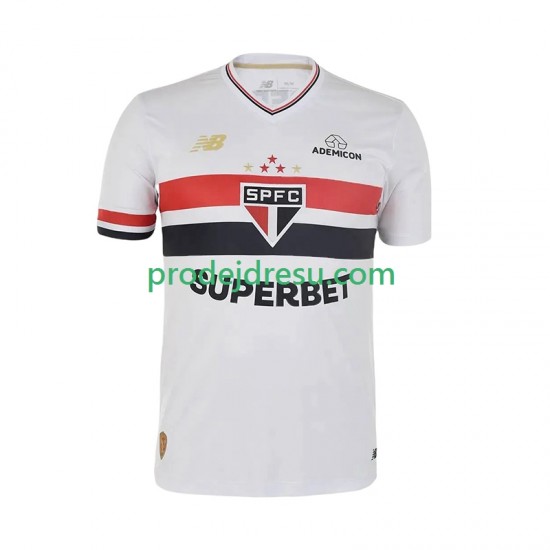 Sao Paulo Dresy Fotbal Muž Domácí 2025-2026 Krátký rukáv