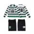 Sporting CP Dresy Fotbal Cristiano Ronaldo 28 2001 2003 Retro Dětský Domácí Dlouhý rukáv