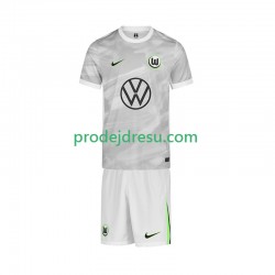 VfL Wolfsburg Dresy Fotbal Dětský Venkovní 2025-2026 Krátký rukáv
