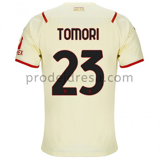 AC Milán Dresy Fotbal Fikayo Tomori 23 Venkovní 2021-2022 Krátký Rukáv