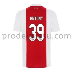 AFC Ajax Dresy Fotbal Antony 39 Domácí 2021-2022 Krátký Rukáv