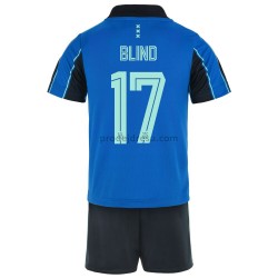 AFC Ajax Dresy Fotbal Daley Blind 17 Dětský Venkovní 2021-2022 Krátký Rukáv