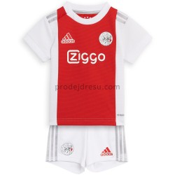 AFC Ajax Dresy Fotbal Dětský Domácí 2021-2022 Krátký Rukáv