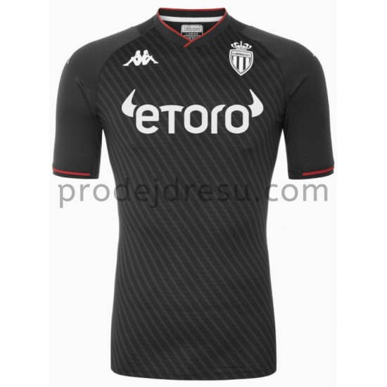 AS Monaco Dresy Fotbal Venkovní 2021-2022 Krátký Rukáv