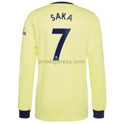 Arsenal Dresy Fotbal Bukayo Saka 7 Venkovní 2021-2022 Dlouhý Rukáv