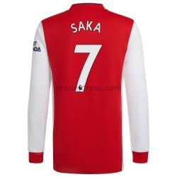 Arsenal Dresy Fotbal Bukayo Saka 7 Domácí 2021-2022 Dlouhý Rukáv