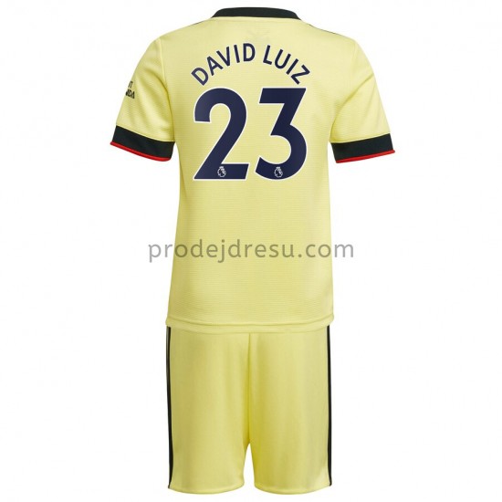 Arsenal Dresy Fotbal David Luiz 23 Dětský Venkovní 2021-2022 Krátký Rukáv