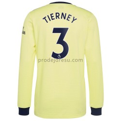 Arsenal Dresy Fotbal Kieran Tierney 3 Venkovní 2021-2022 Dlouhý Rukáv