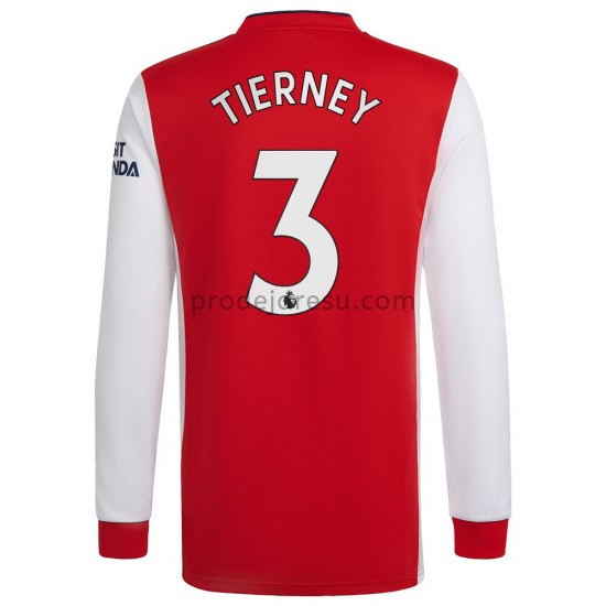 Arsenal Dresy Fotbal Kieran Tierney 3 Domácí 2021-2022 Dlouhý Rukáv