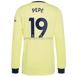 Arsenal Dresy Fotbal Nicolas Pepe 19 Venkovní 2021-2022 Dlouhý Rukáv