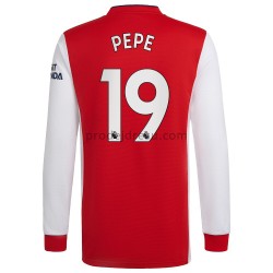 Arsenal Dresy Fotbal Nicolas Pepe 19 Domácí 2021-2022 Dlouhý Rukáv