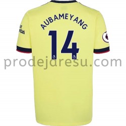 Arsenal Dresy Fotbal Pierre-Emerick Aubameyang 14 Venkovní 2021-2022 Krátký Rukáv
